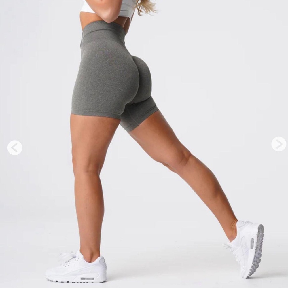 High-Waisted Gray Women's Shorts